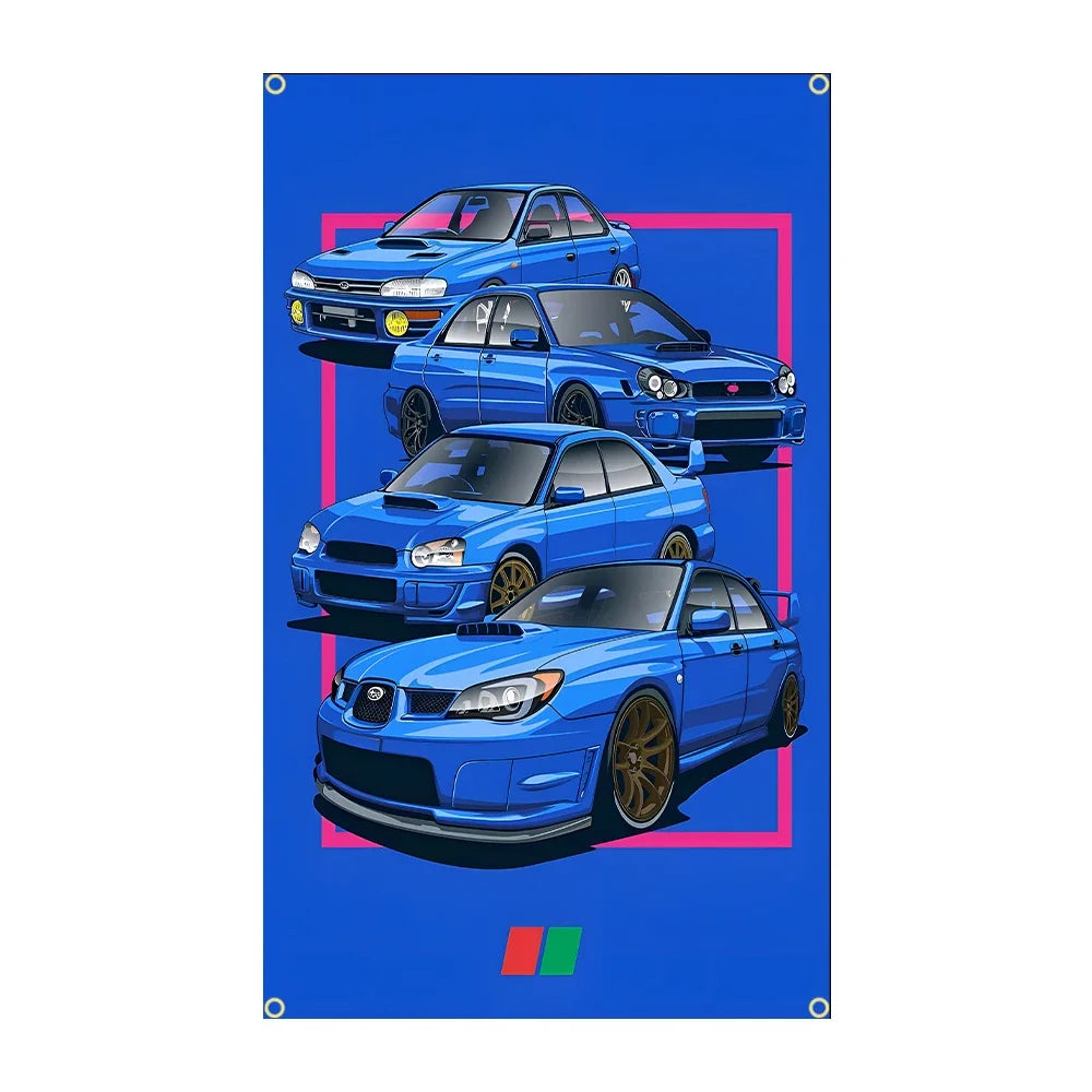 JDM Flagge 90×150 cm – Racing Banner