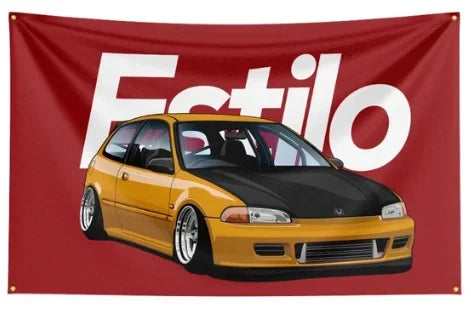 JDM Flagge 90×150 cm – Racing Banner