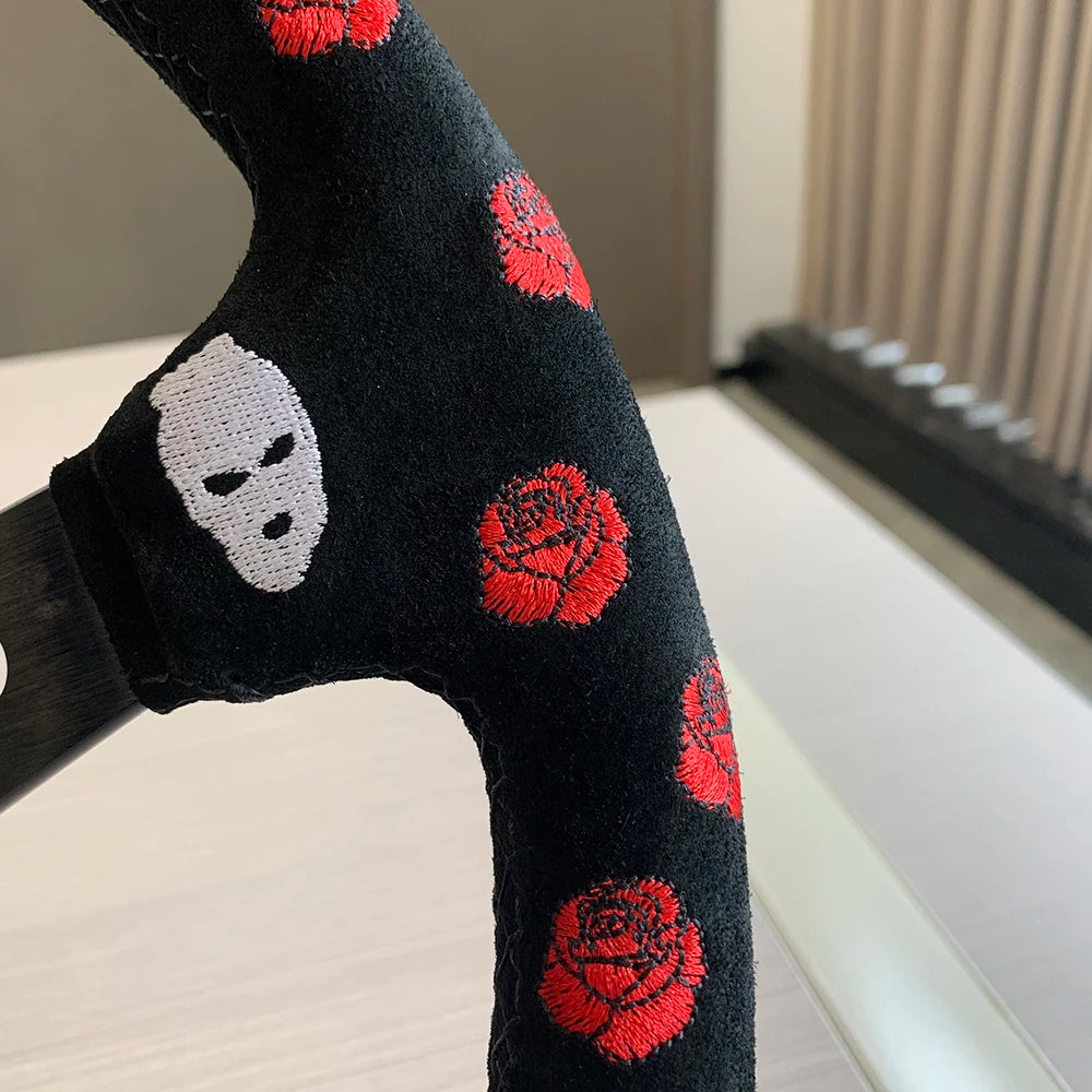 JDM Style Lenkrad – Stickerei Rose – Custom Drift Look